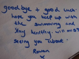 Message for Mr Finlayson