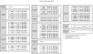 Prelim Timetable 2015